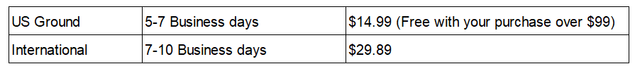 lavivid shipping time